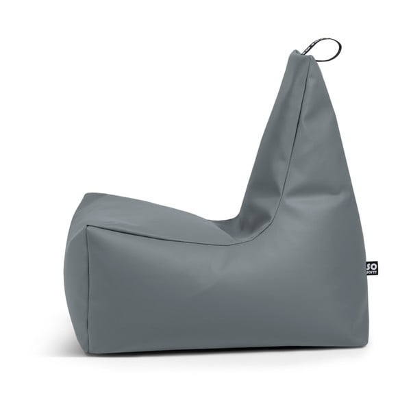 Pomarańczowy worek do siedzenia z imitacji skóry Icy XL – So Soft?-image-2