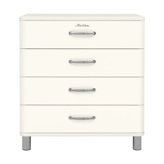 Biała wysoka komoda 86x92 cm Malibu – Tenzo