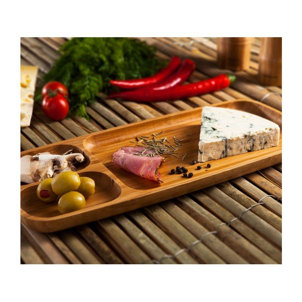 Bambusowa taca do serwowania Bambum Fila, 32x14 cm-image-2