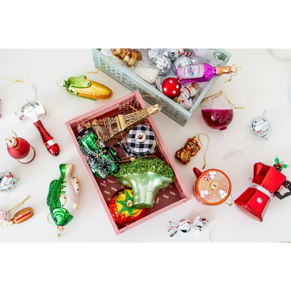 Szklane bombki choinkowe zestaw 4 szt. Lucky Cat – Sass & Belle-image-4