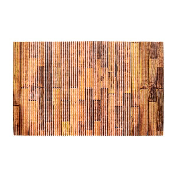Brązowy plastikowy dywanik łazienkowy 50x80 cm Lambris – Wenko