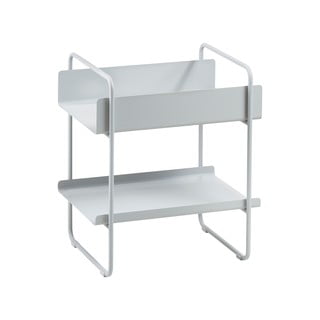 Jasnoszara metalowa konsola 36x48 cm A-Console – Zone
