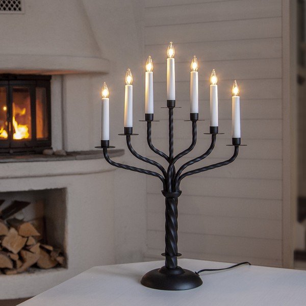 Czarna świąteczna dekoracja świetlna Bore – Star Trading-image-1