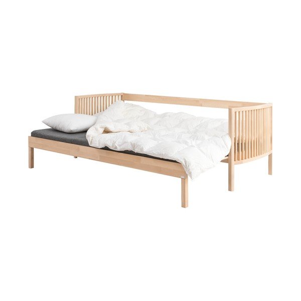 Rama rozkładanej sofy z litego drewna brzozowego Kiteen Aarre, szer. 190 cm-image-3