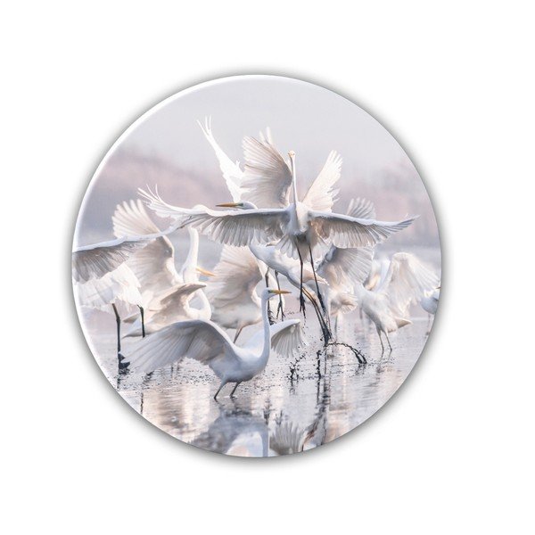 Dekoracja ścienna Styler Ring Herons, ø 70 cm-image-1