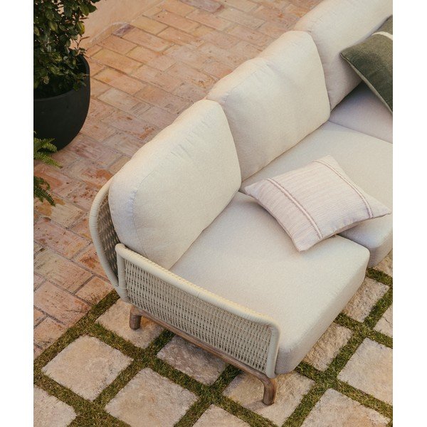 Beżowa tapicerowana sofa ogrodowa Alipa – Kave Home-image-2