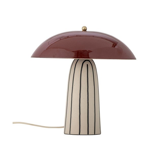 Lampa stołowa ceramiczna z metalowym kloszem (wysokość 32 cm) Arvid – Bloomingville