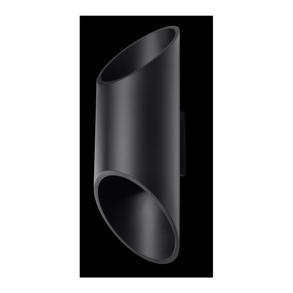 Czarny kinkiet Sollux Nixon, długość 30 cm-image-4