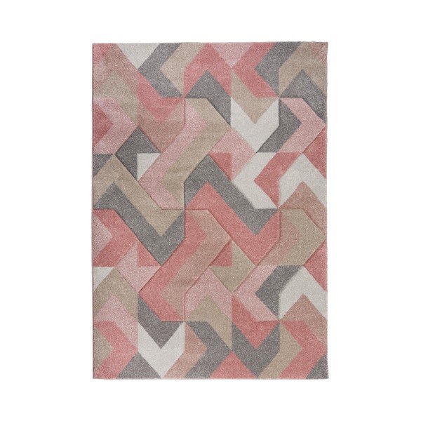 Różowy dywan Flair Rugs Aurora, 120x170 cm