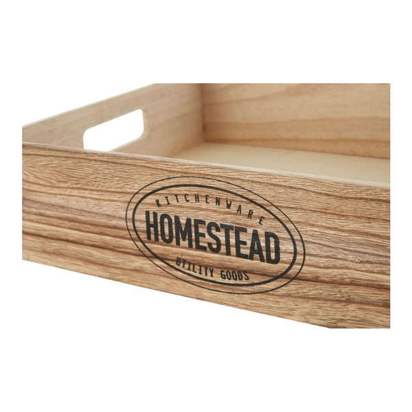 Drewniana taca 28x38 cm Rustic Homestead – Premier Housewares-image-2