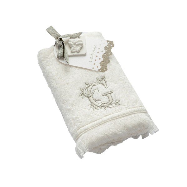 Ręcznik z inicjałem G, 30x50 cm