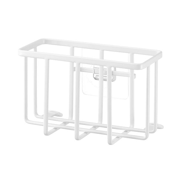 Biały metalowy stojak na akcesoria do mycia naczyń bez wiercenia Film Hook – YAMAZAKI