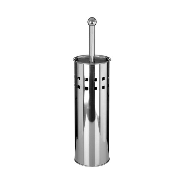 Szczotka do WC ze stali nierdzewnej w kolorze matowego srebra Indy – Premier Housewares-image-2