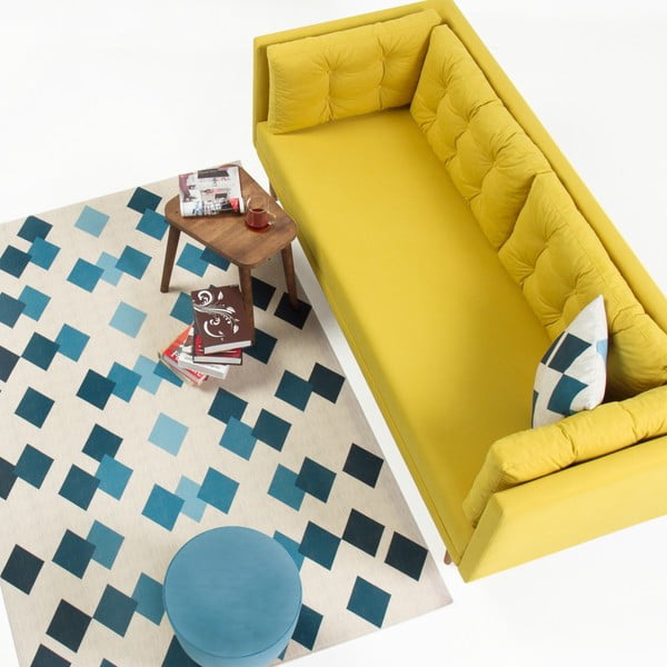 Żółta sofa Balcab Home Eva-image-3