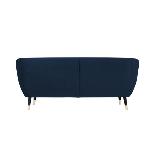 Granatowa sofa z czarnymi nogami Mazzini Sofas Benito, 188 cm-image-4