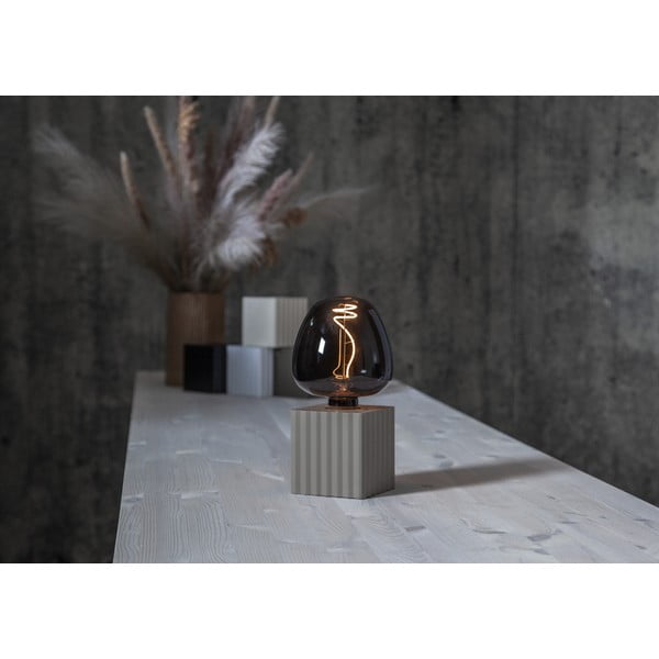 Jasnoszara podstawa lampy 10 cm Box – Star Trading-image-3