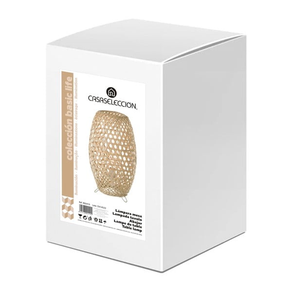 Naturalna bambusowa lampa stołowa (wys. 36 cm) Natural Way – Casa Selección-image-3