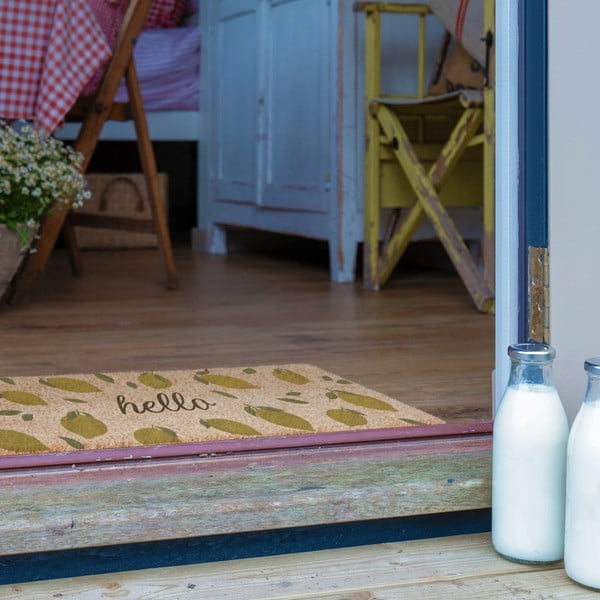 Wycieraczka z włókna kokosowego 40x120 cm Hello Lemons – Artsy Doormats-image-2