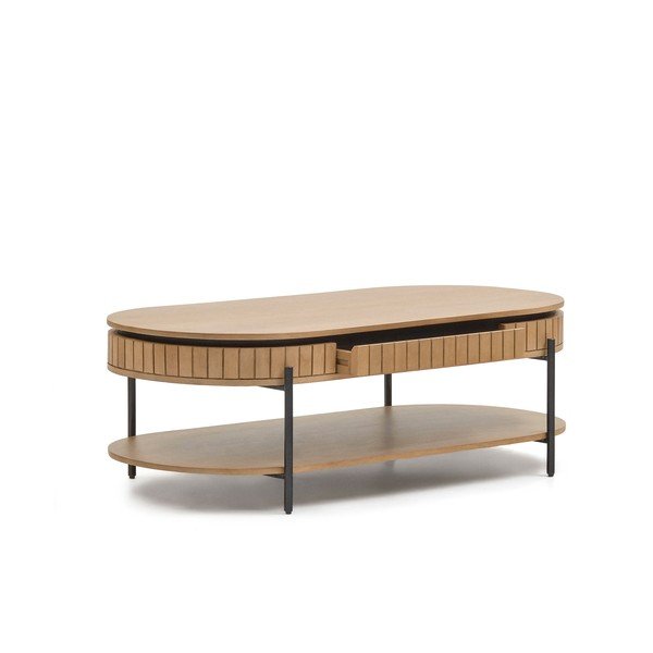 Stolik z drewna mango 130x65 cm Licia − Kave Home-image-4