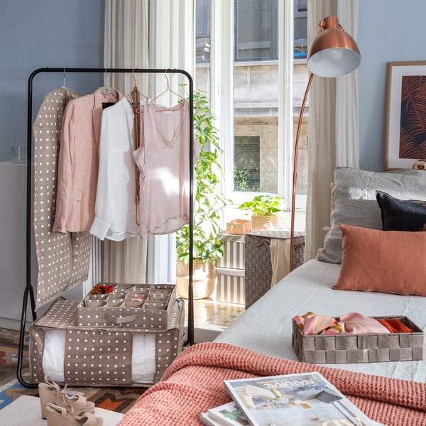 Beżowy organizer do szuflady z 16 przegródkami Compactor Dots-image-3