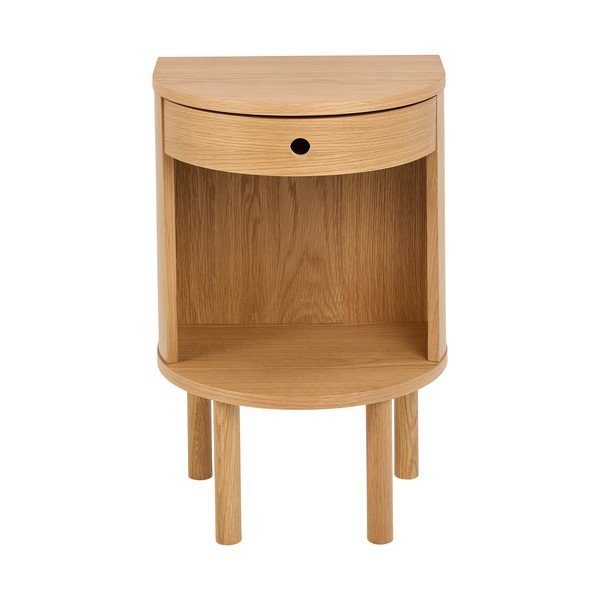 Szafka nocna w dekorze dębu w jasnym naturalnym kolorze Paron – Actona