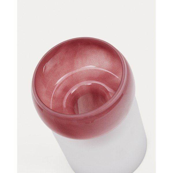 Różowy szklany wazon (wysokość 19 cm) Kelse – Kave Home-image-4