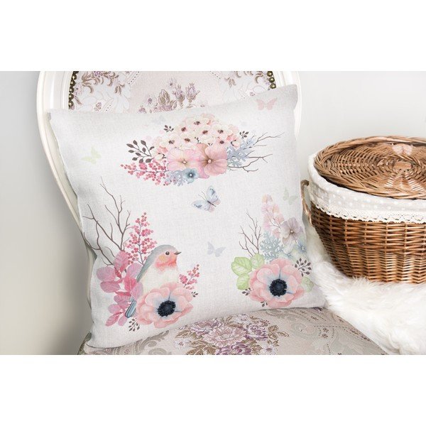 Poszewka na poduszkę z domieszką bawełny Minimalist Cushion Covers Special Design Bird Modern, 45x45 cm-image-1