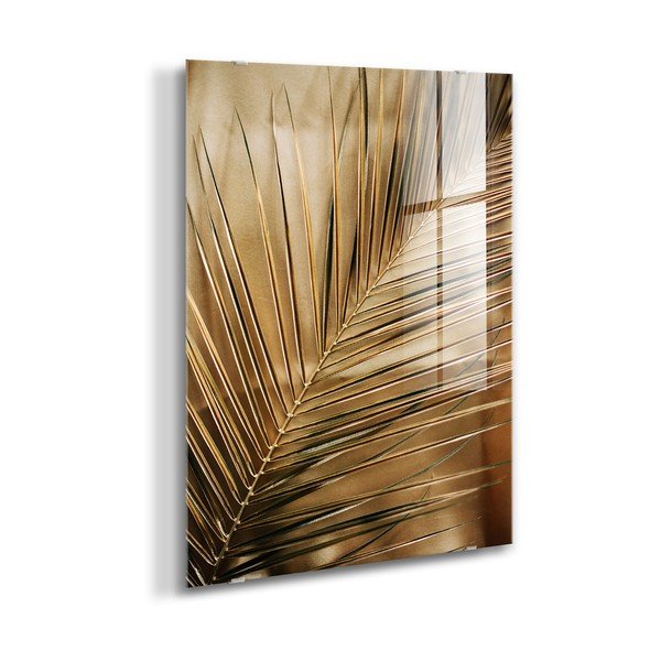 Szklany obraz drukowany 80x120 cm Gold Palm  – Styler-image-4
