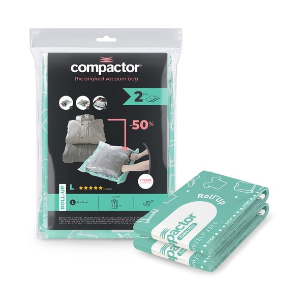 Worki próżniowe zestaw 2 szt. Roll Up L – Compactor
