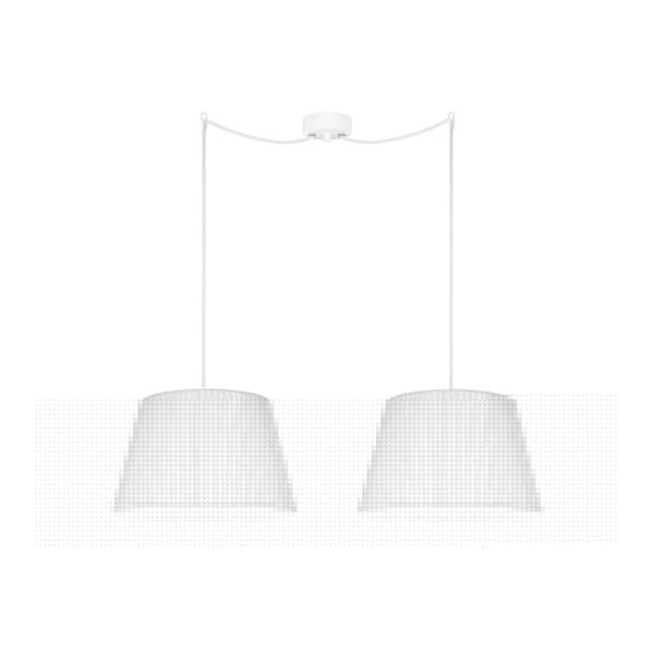 Biała
  lampa wisząca Bulb Attack Dos Plisado, ⌀ 36 cm