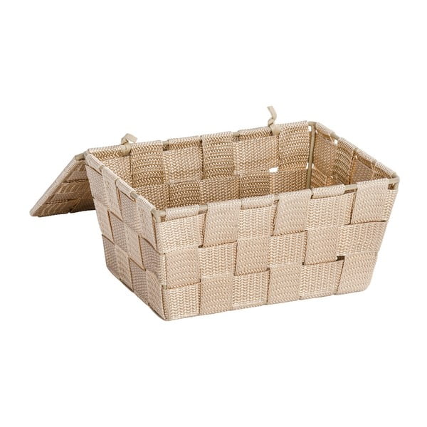 Beżowy koszyk z wiekiem Wenko Adria, 14x19 cm-image-1