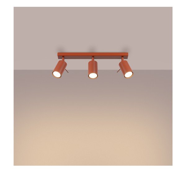 Ceglasta lampa punktowa 6x45 cm Etna – Sollux-image-2