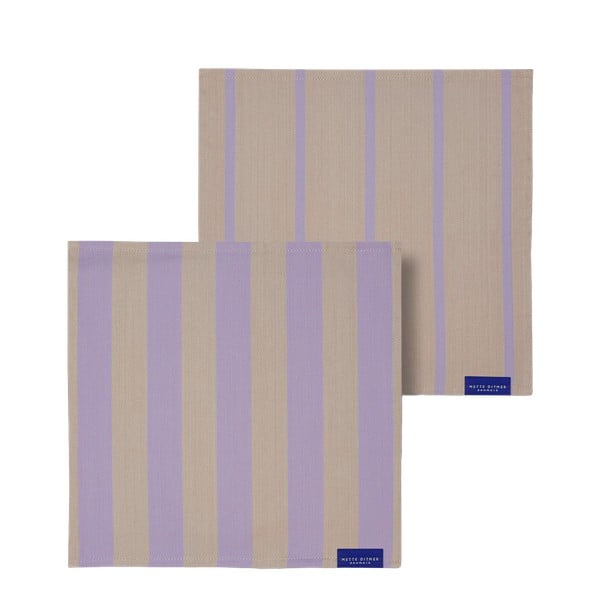 Tekstylne serwetki zestaw 2 szt. Stripes – Mette Ditmer Denmark