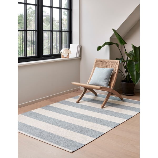 Jasnoniebiesko-kremowy dywan odpowiedni na zewnątrz 140x180 cm Bob Blue Fog – Pappelina-image-1