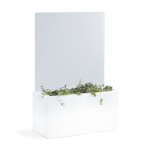 Biała doniczka Slide Prive, 48 x 118 cm