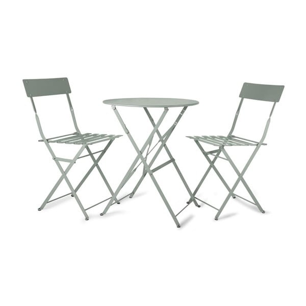 Stół ogrodowy i 2 krzesła Rive Bistro Mint