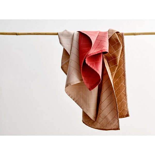 Beżowa ścierka kuchenna z bawełny Södahl, 50x70 cm-image-1