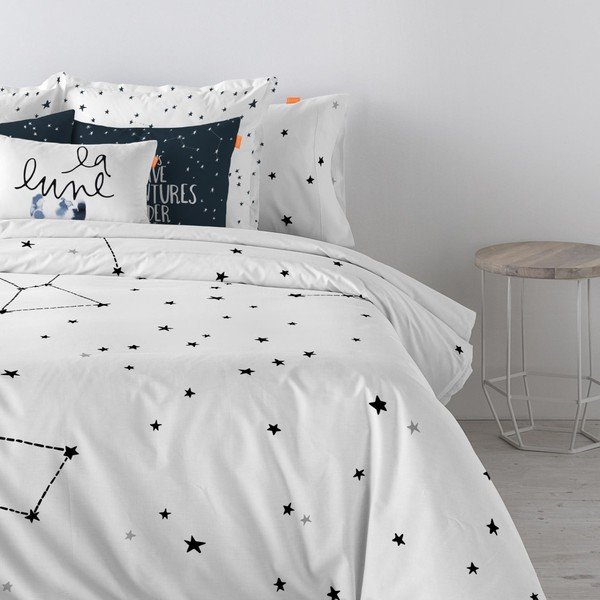 Bawełniana poszwa na kołdrę Blanc Constellation, 240x260 cm-image-1