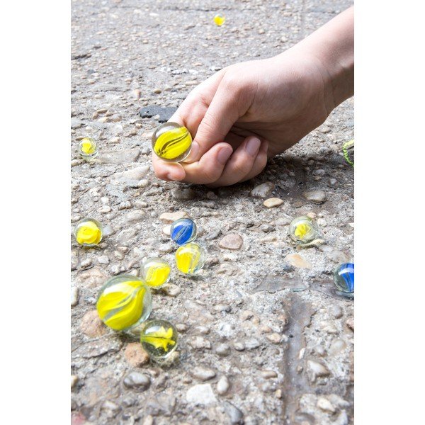 Zestaw 24 kulek szklanych do gry Kikkerland Huckleberry-image-1