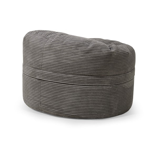 Brązowy sztruksowy dziecięcy worek do siedzenia Roll 80 – SLOWDOWN-image-3