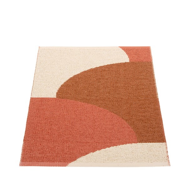 Ceglasty dywan odpowiedni na zewnątrz 70x90 cm Hill Brick Rust – Pappelina