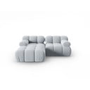 Jasnoniebieska aksamitna sofa 191 cm Bellis – Micadoni Home