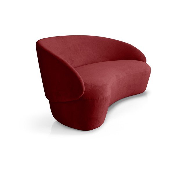 Czerwona aksamitna sofa EMKO Naïve, 214 cm-image-2