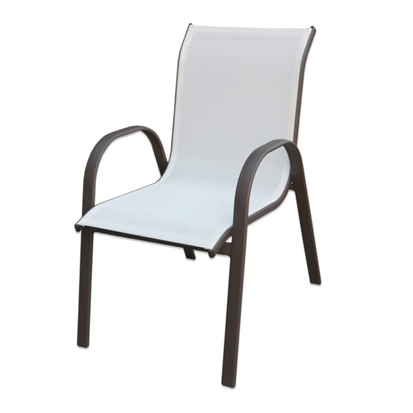 Czarno-białe krzesło ogrodowe Clasic – LDK Garden