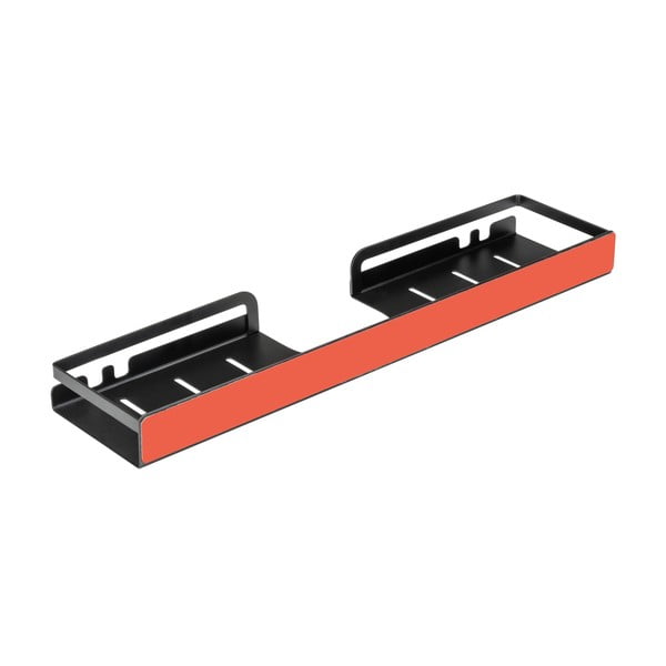 Czarna samoprzylepna półka łazienkowa ze stali nierdzewnej Altarella – Wenko-image-3