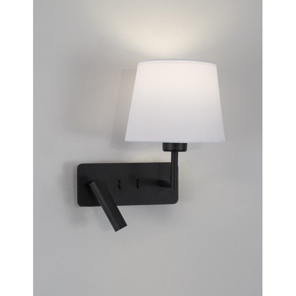 Biały/w kolorze matowej czerni aluminiowy kinkiet z elastyczną konstrukcją Savona – Nova Luce-image-4