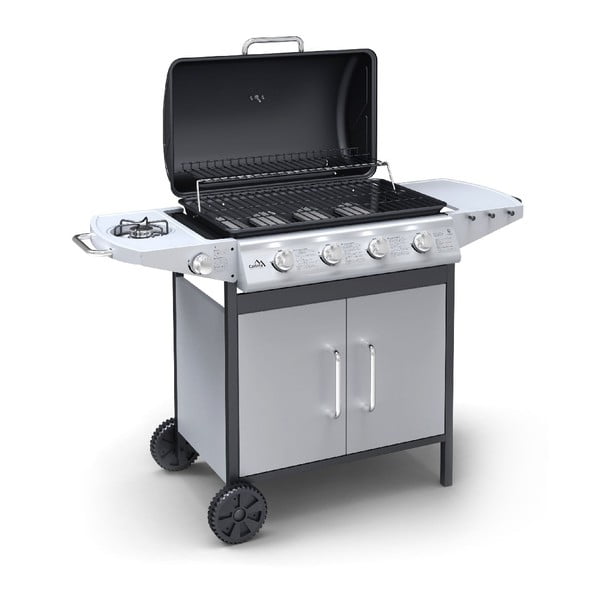 Grill ogrodowy na gaz z kółkami Cattara Master Chef Flame Tamer