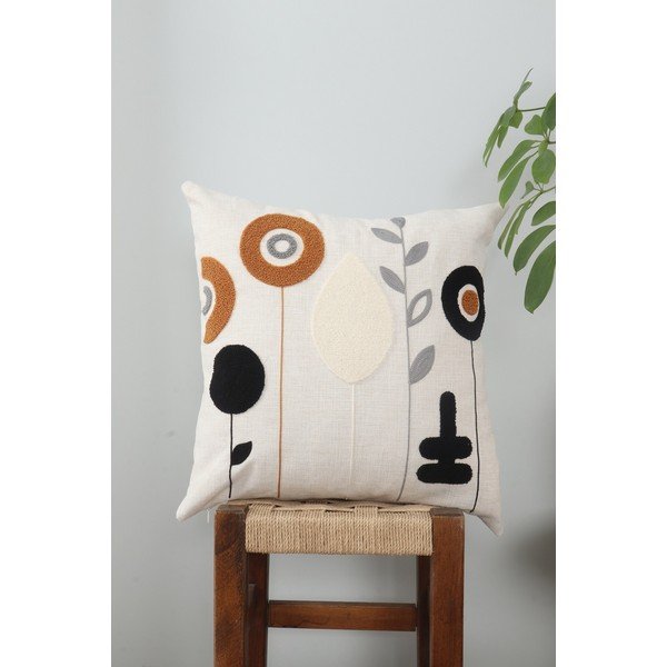 Lniana poszewka na poduszkę 43x43 cm Sunflower – Mioli Decor-image-1