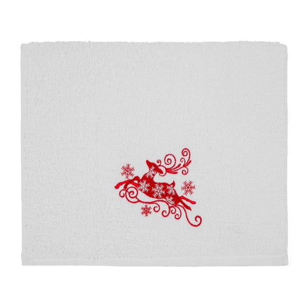 Ręcznik Christmas White Red, 30x50 cm