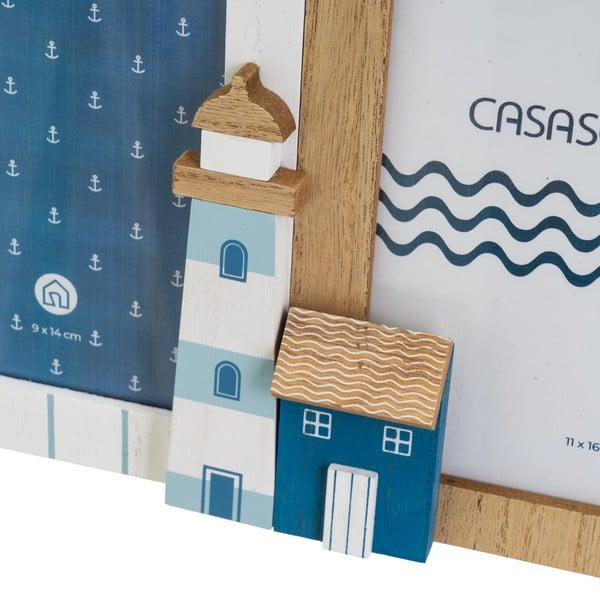 Szklana ramka ścienna 43x27 cm Houses – Casa Selección-image-3